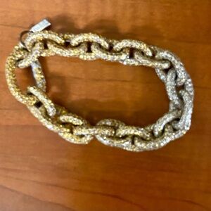 Gold and Silver Chain Bracelet